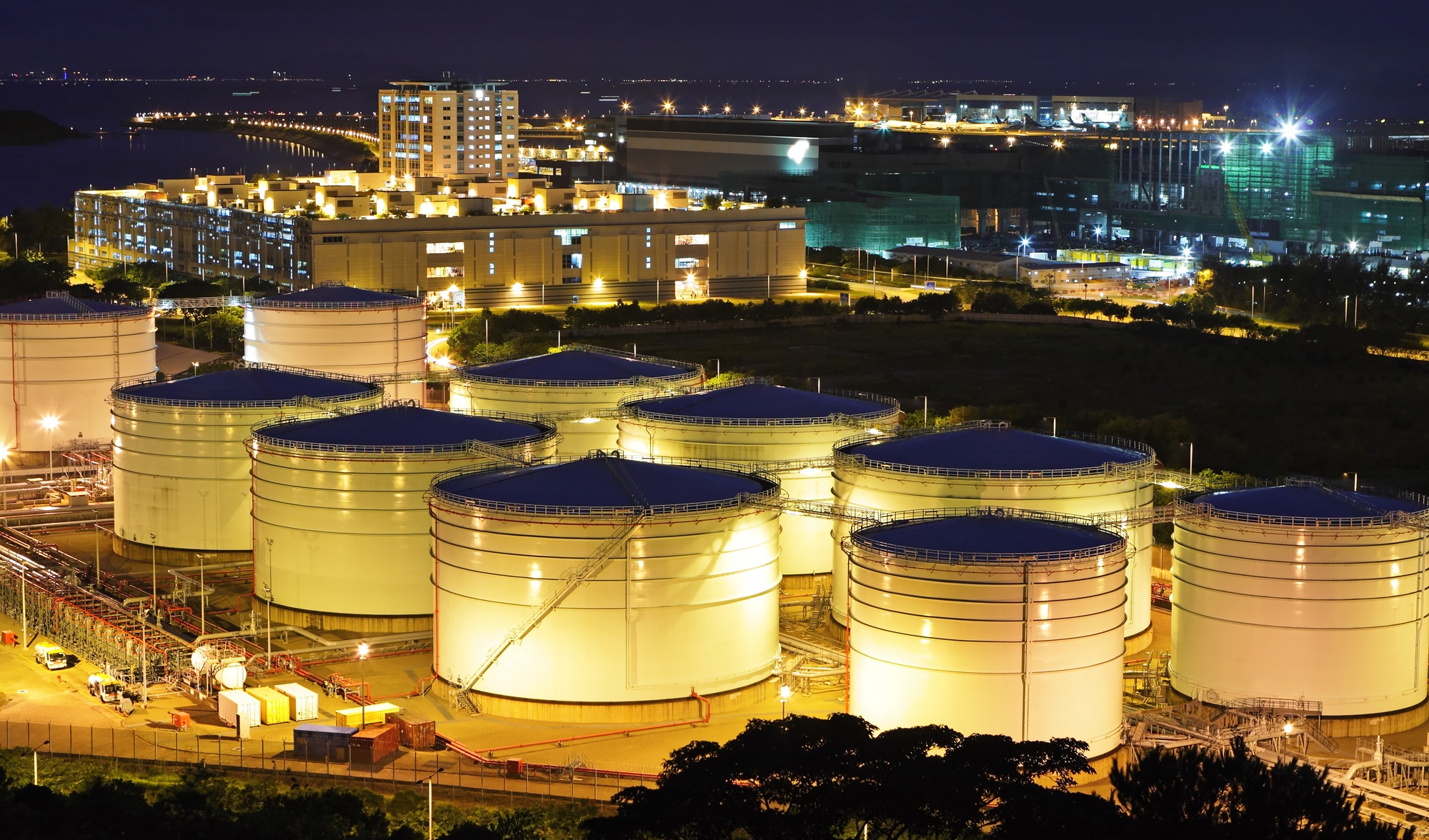 Industrial fuel tanks for bulk diesel supply
